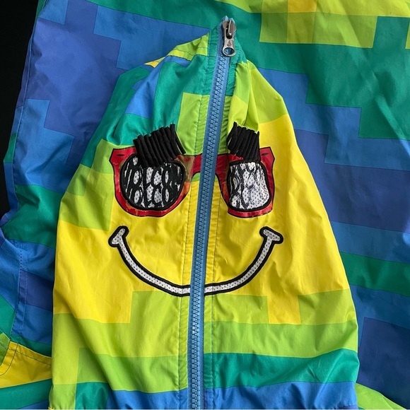 Volcom Sunrisa Windbreaker Hoodie Jacket Boys Kids Size Small 8/10 - Picture 9 of 9